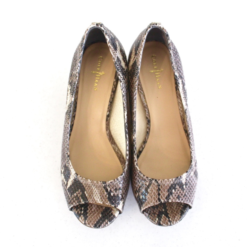Cole Haan Snake skin print Wedges! :)